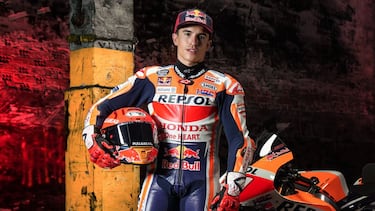 Marc Márquez en la presentación del Repsol Honda 2021.