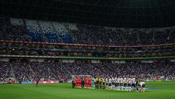 Panorámica del estadio BBVA durante el Monterrey vs FC Juárez