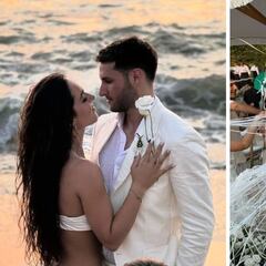 Así fue la boda de Santiago Giménez y Fernanda Serrano: Las fotos de la ceremonia