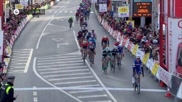 Resumen de la Volta a Catalunya, primera etapa: Hodeg triunfa y es el primer l¨ªder