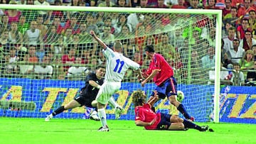 07/06/03 ESPAA - GRECIA GOL DE GIANNAKOPOULOS
 PUBLICADA 08/06/03 NA MA01 PORTADA 5COL Y NA MA05 3COL