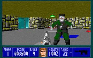 Captura de pantalla - Wolfenstein 3D (PC)