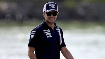 Checo Pérez: "Soy el único piloto de mitad de parrilla en subir al podio"