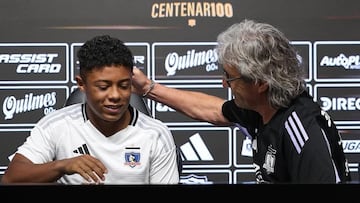 “Nunca pensé que, siendo tan pequeño, iba a lograr esto en Colo Colo, el equipo más grande de Chile... Es un sueño”