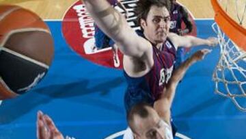 Lorbek, en la fi nal ante Sergio.