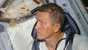 Frank Borman, piloto de la misión Apolo 8 de la NASA