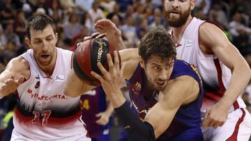 Resumen del Bar?a-Zaragoza, Liga Endesa 2018/19 (99-55): Festival cul¨¦ a base de triples