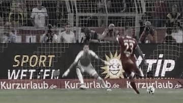 Arturo Vidal anotó para el Bayern Munich.