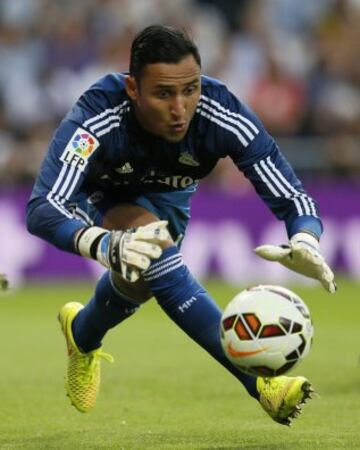 El portero costarricense del Real Madrid Keylor Navas.