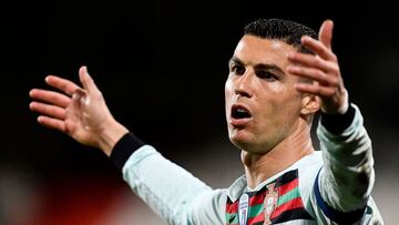 Cristiano Ronaldo, con Portugal.