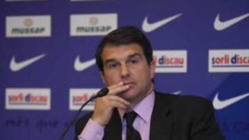 Laporta: "Si antes estaba tritranquilo, ahora con seis títulos..."