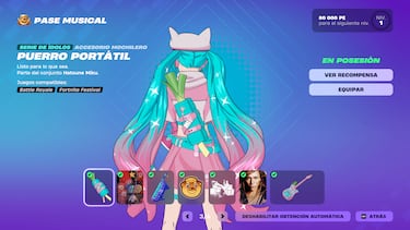 Hatsune Miku llega a Fortnite: cómo conseguir las nuevas skins de la diva virtual