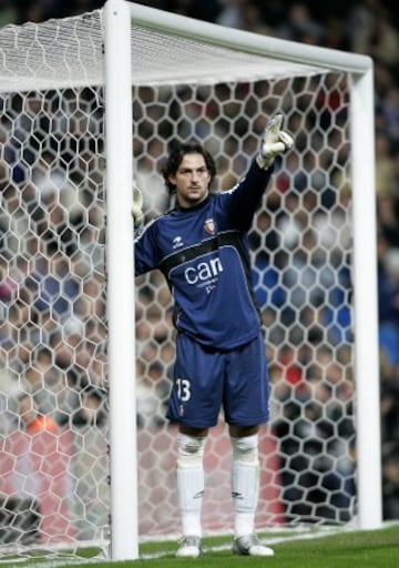 Ricardo López Felipe jugó de portero del Osasuna desde 2012 a 2013.