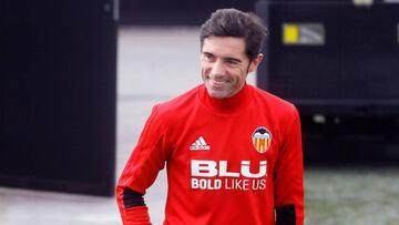 El t&eacute;cnico del Valencia, Marcelino Garc&iacute;a Toral.