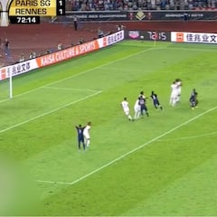 El golazo de falta de Di María que le dio el título al PSG: ojo a la celebración de Jesé...