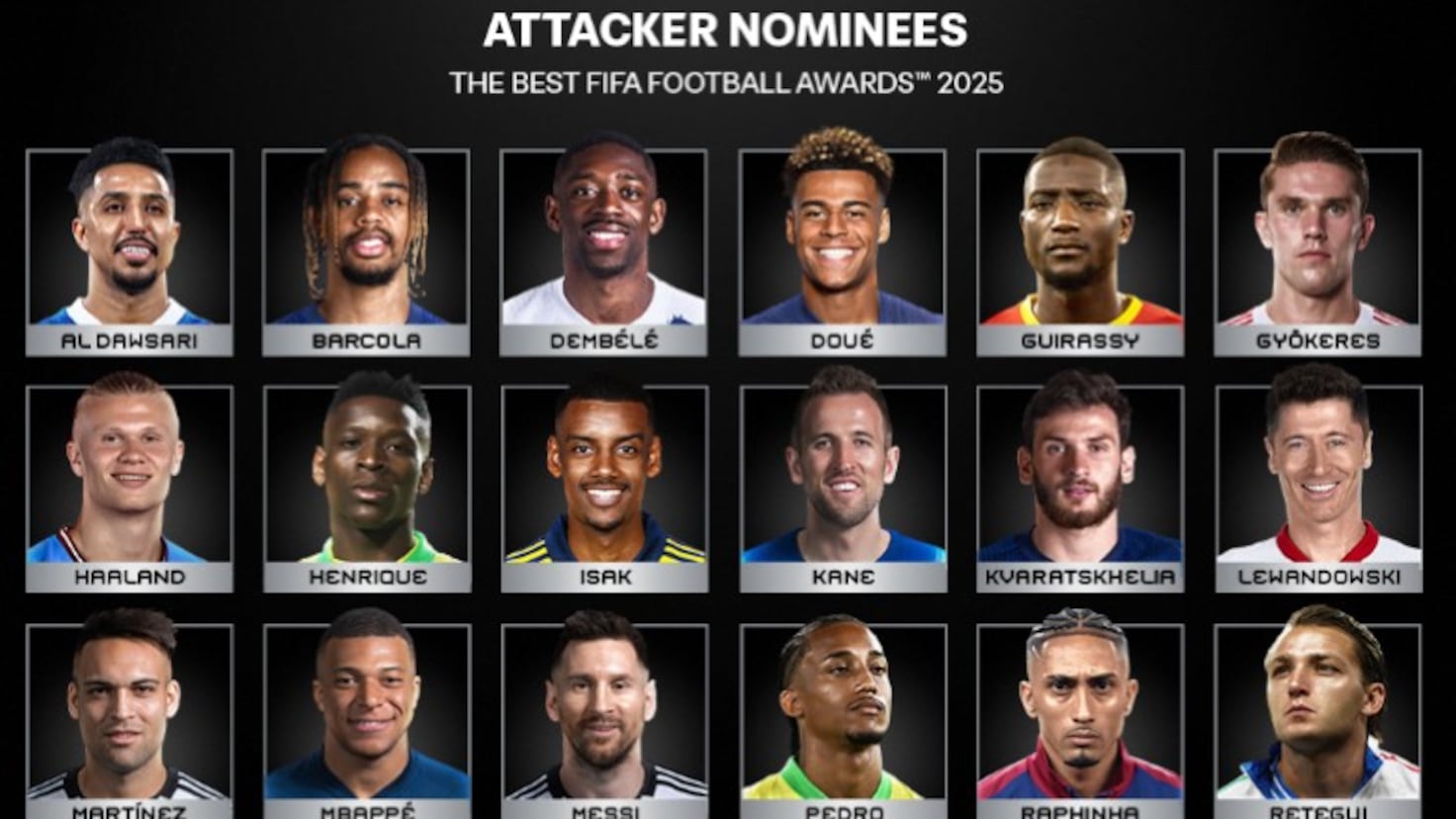 Surpresa e irritação no Atleti pela ausência de Julián entre os atacantes finalistas do The Best Surpresa e irritação no Atleti pela ausência de Julián entre os atacantes finalistas do The Best