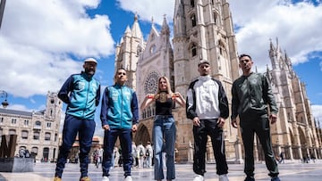 Sento Martínez, Raúl Zabala, Cristina Parra, Antonio y Vicente Barrul.