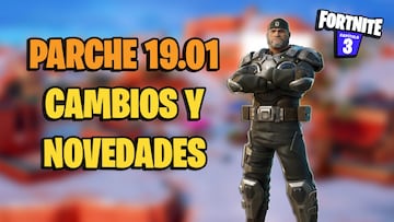Fortnite - Notas del parche 19.01: cambios y novedades