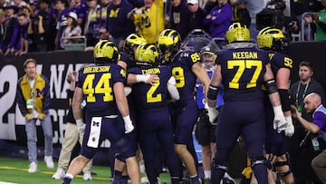 The Michigan Wolverines are National Champions for the first time since 1997 after beating the Washington Huskies 34-13 from Houston, Texas.