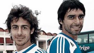 Pablo Aimar y Fabián Ayala.