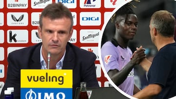 El palo de Uriarte a Flick por su abrazo a Nico Williams