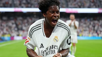 ¡Endrick marca su primer gol!