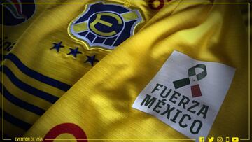 El cuadro chileno tuvo un lindo gesto al aparecer con el emblema 'Fuerza México' en su camiseta, así como también pedir apoyo para donaciones.