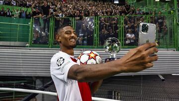 Haller, durante su etapa como ariete del Ajax. 