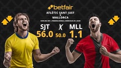 Atlètic Sant Just vs. RCD Mallorca: horario, dónde ver, pronósticos y estadísticas