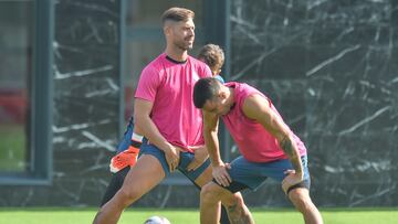 Lezama: Yeray y De Marcos trabajan para llegar ante el Cádiz