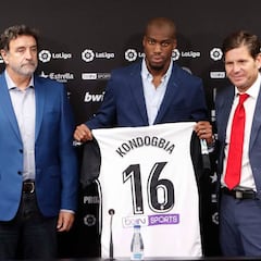 Kondogbia: "El feeling con Marcelino me convenció"