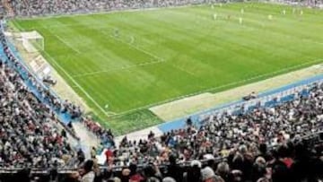El estadio Santiago Bernabéu