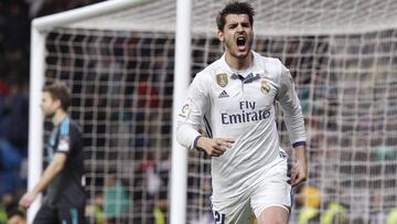 Morata marcó su último gol ante la Real Sociedad en Liga.