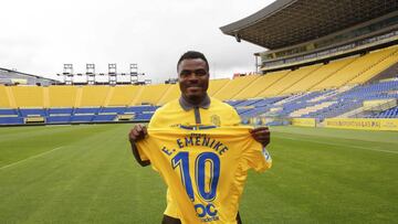 02/02/18  UD LAS PALMAS
 PRESENTACION EMENIKE NUEVO JUGADOR FICHAJE
 