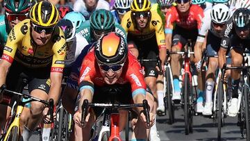 Wright responde a Roglic tras acusarle de provocar su ca¨ªda: ¡°No es justo¡±