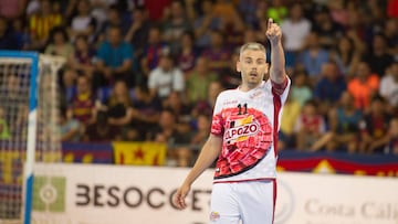 Miguelín, capitán de ElPozo Murcia.