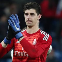 Courtois ya luce con Solari como el mejor portero mundial