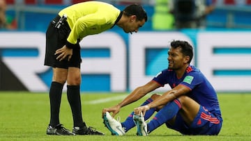 Abel Aguilar, jugador de la Selecci&oacute;n Colombia