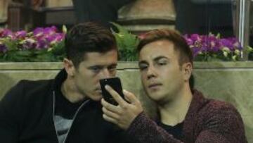 Mario Götze y Robert Lewandowski.