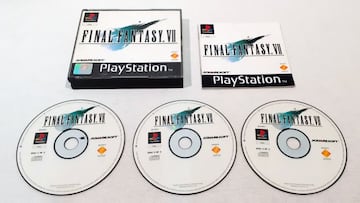 Final Fantasy VII lleg&oacute; en tres discos y sumaba algo m&aacute;s de 1.7 GB.