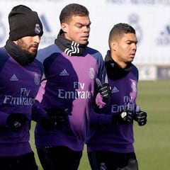 Casemiro aprieta para poder jugar ante el Atlético el 19-N