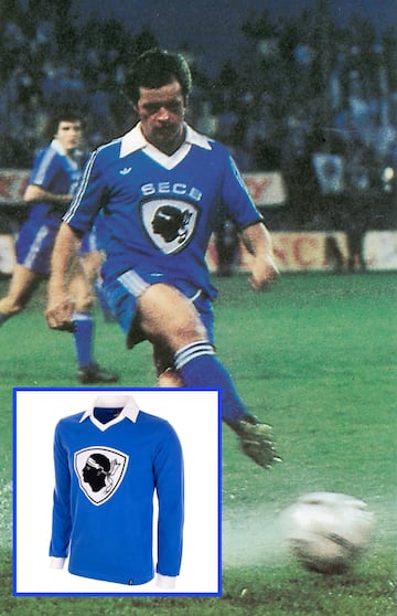 En 1977, el SC Bastia termin tercero en Ligue1 y se clasific para la Copa de la UEFA.