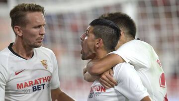 Nolito celebra con rabia su gol.