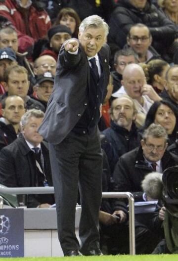 El entrenador italiano del Real Madrid, Carlo Ancelotti.
