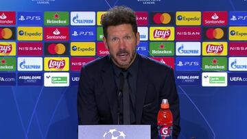 Atlético 3 - Salzburgo 2: Rueda de prensa de Simeone