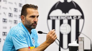 Rubén Baraja en la rueda de prensa