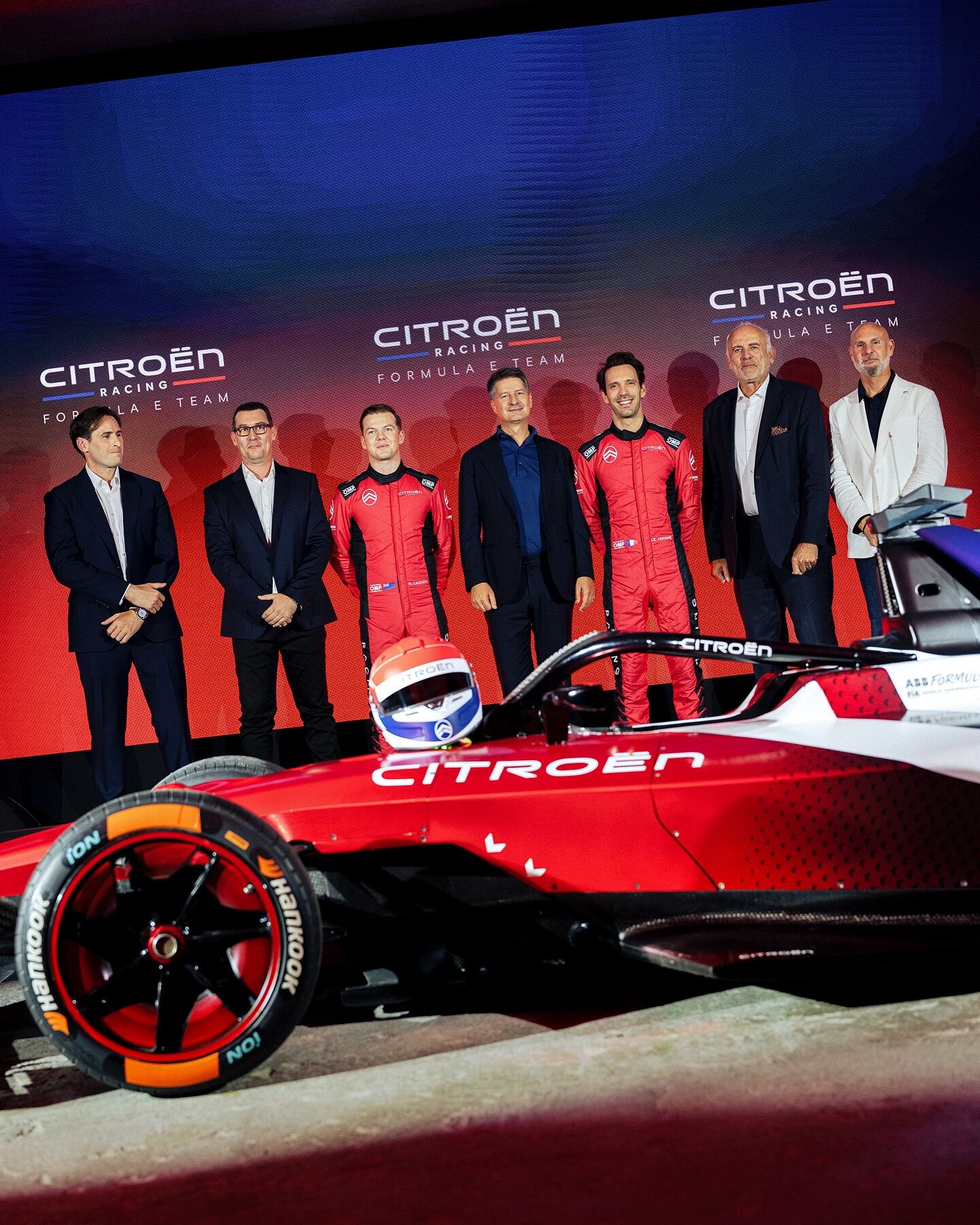 Presentación del equipo Citroën Racing de Fórmula E en París.