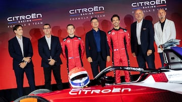 Presentación del equipo Citroën Racing de Fórmula E en París.