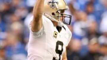  Drew Brees, quarterback de New Orleans Saints, contin&uacute;a demostrando su calidad en los emparrillados.