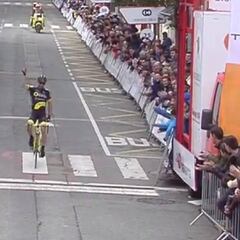 Hivert ganó en Estella con un certero ataque que sorprendió